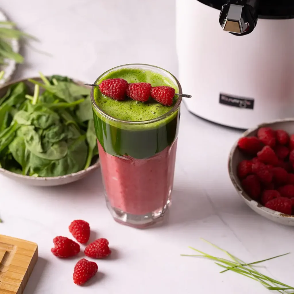 Buğday Çimi Ahududu Smoothie